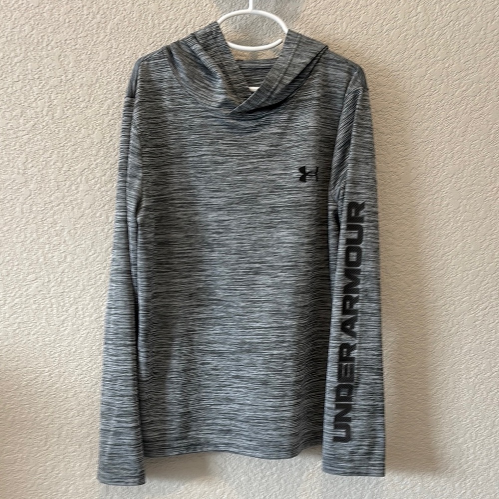 Boy’s Under Armour Gray Long Sleeve Hoodie